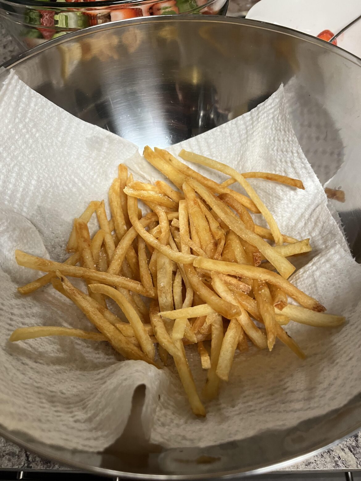 I also made the fries