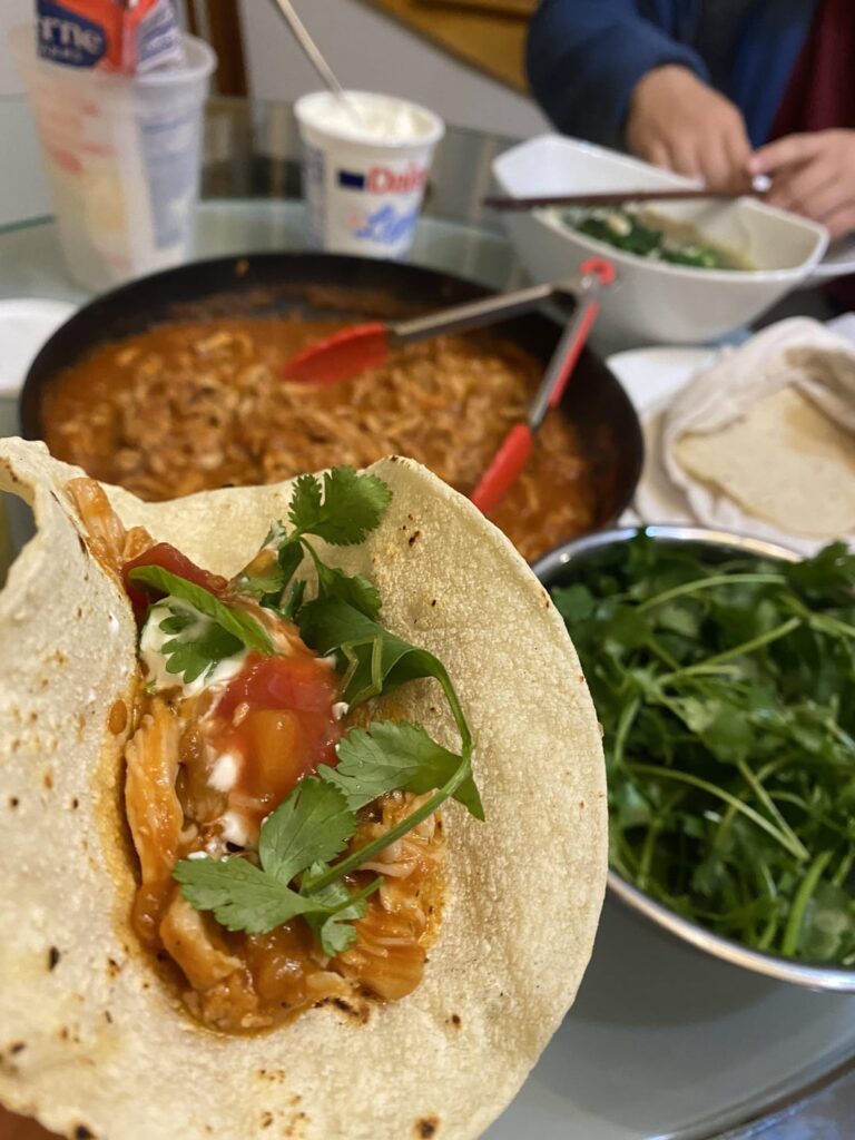 Chicken Tinga Tacos were a hit!