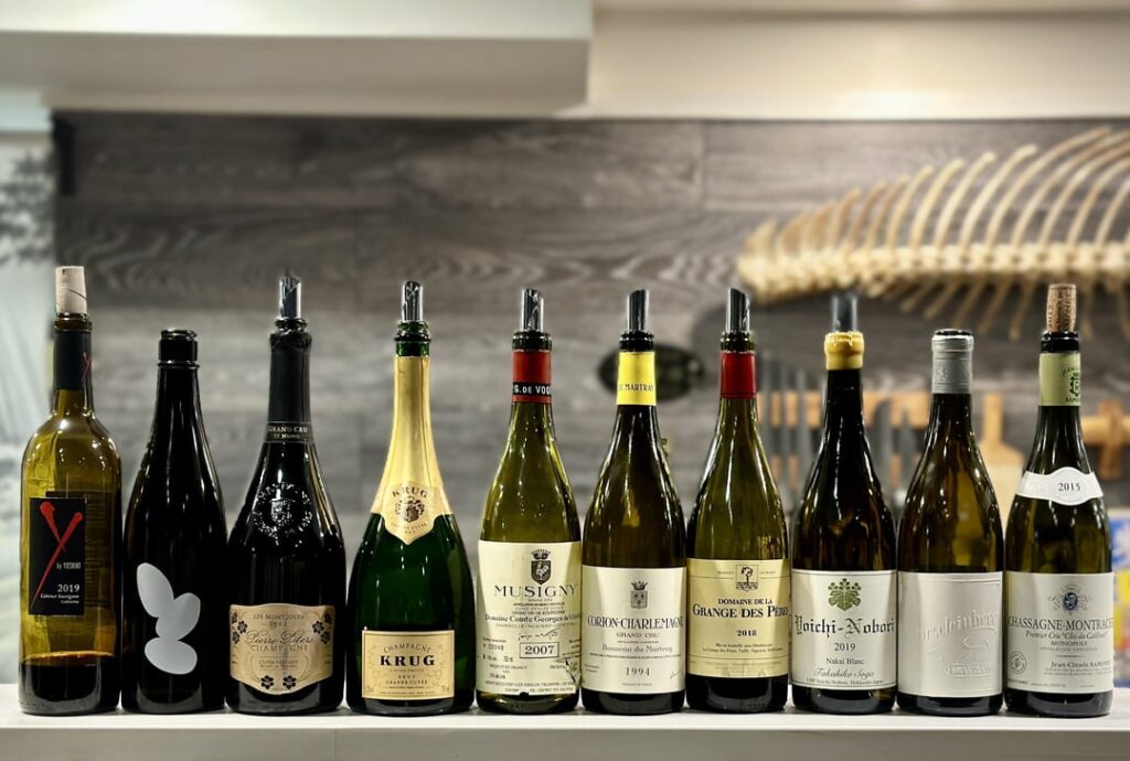 A night of great wines: Old acquaintances and new friends