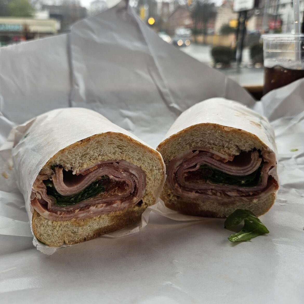 Enjoying an Enzo on a rainy day in ATL