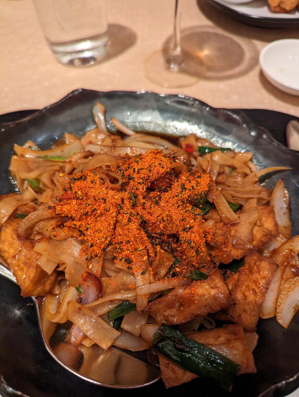 Waiter asked how spicy on a scale of 1-5 and I said please make it a 5