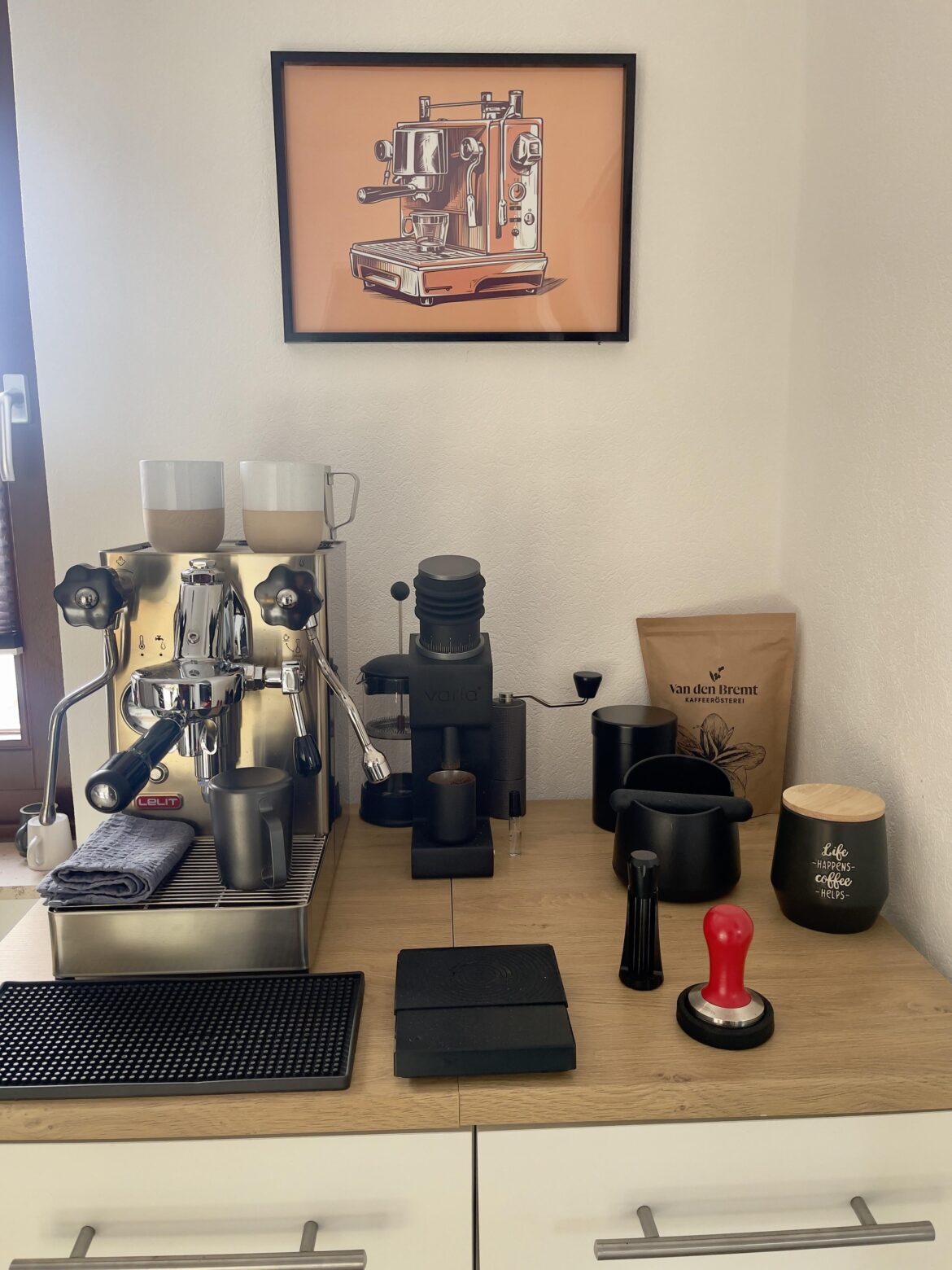rate my home espresso setup :)