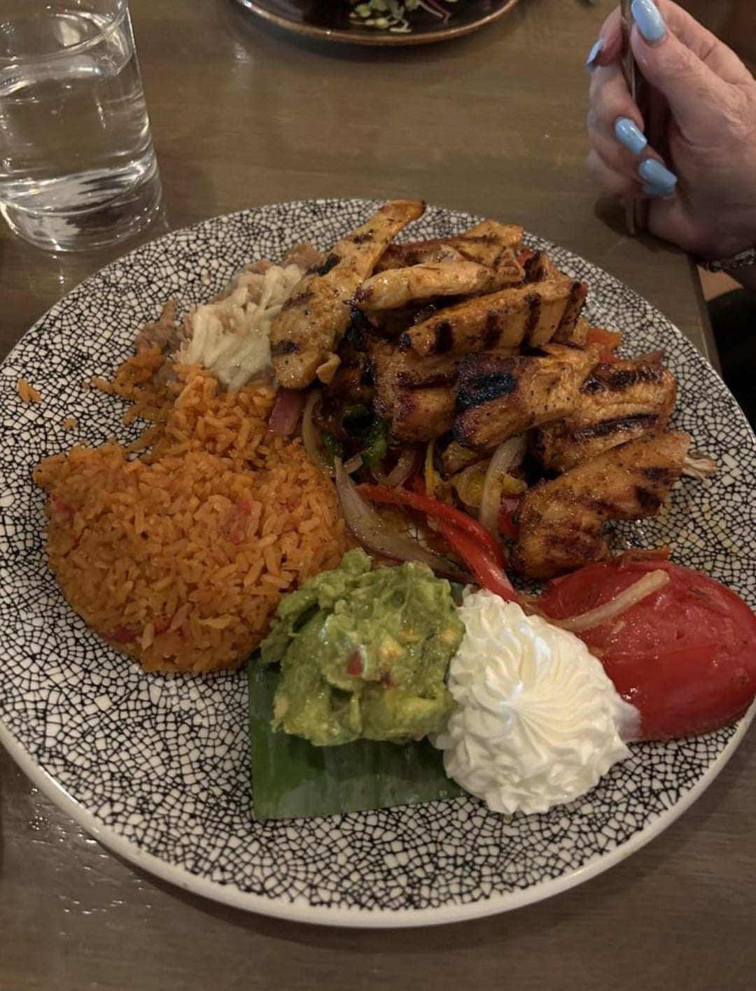 Calories in chicken fajitas with the sides too Dining and Cooking