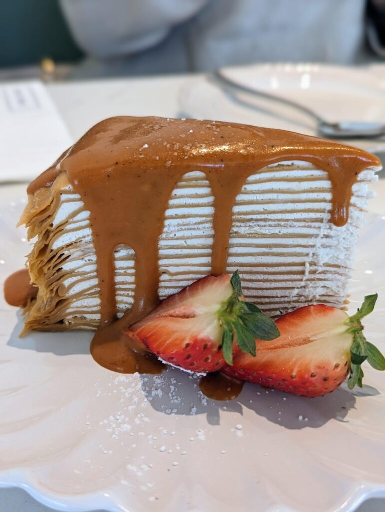 $19 Thai Tea Crepe Cake @ Sweet Maple