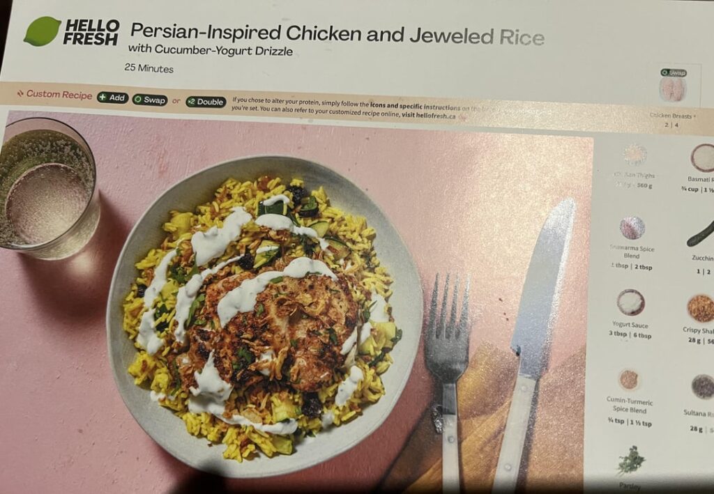 Persian Inspired Chicken & Jewelled Rice 10/10