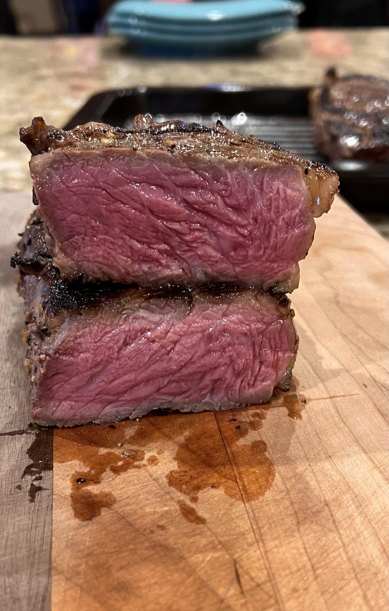 Costco Ribeye Costco ribeye flip every 30 seconds (Chris Young sear method) - Dining ...