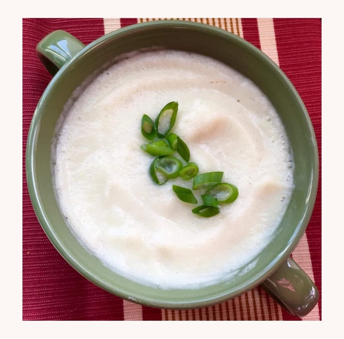 Cauliflower & Goat Cheese Soup