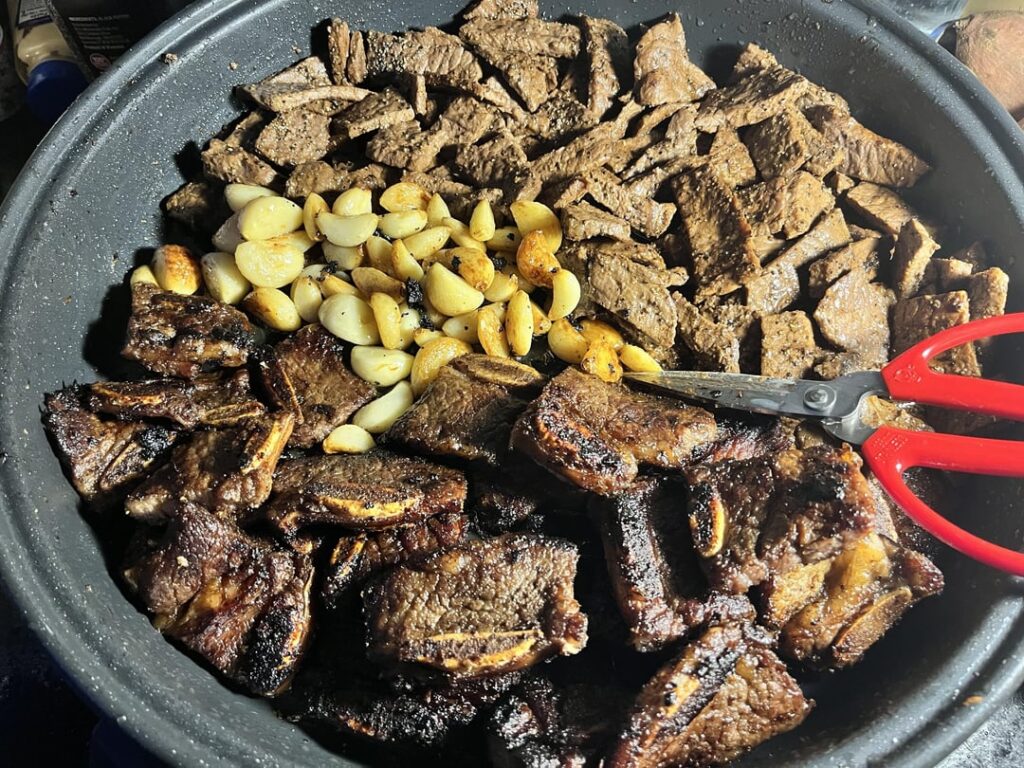 LA Galbi + Thin cut steak 🥩