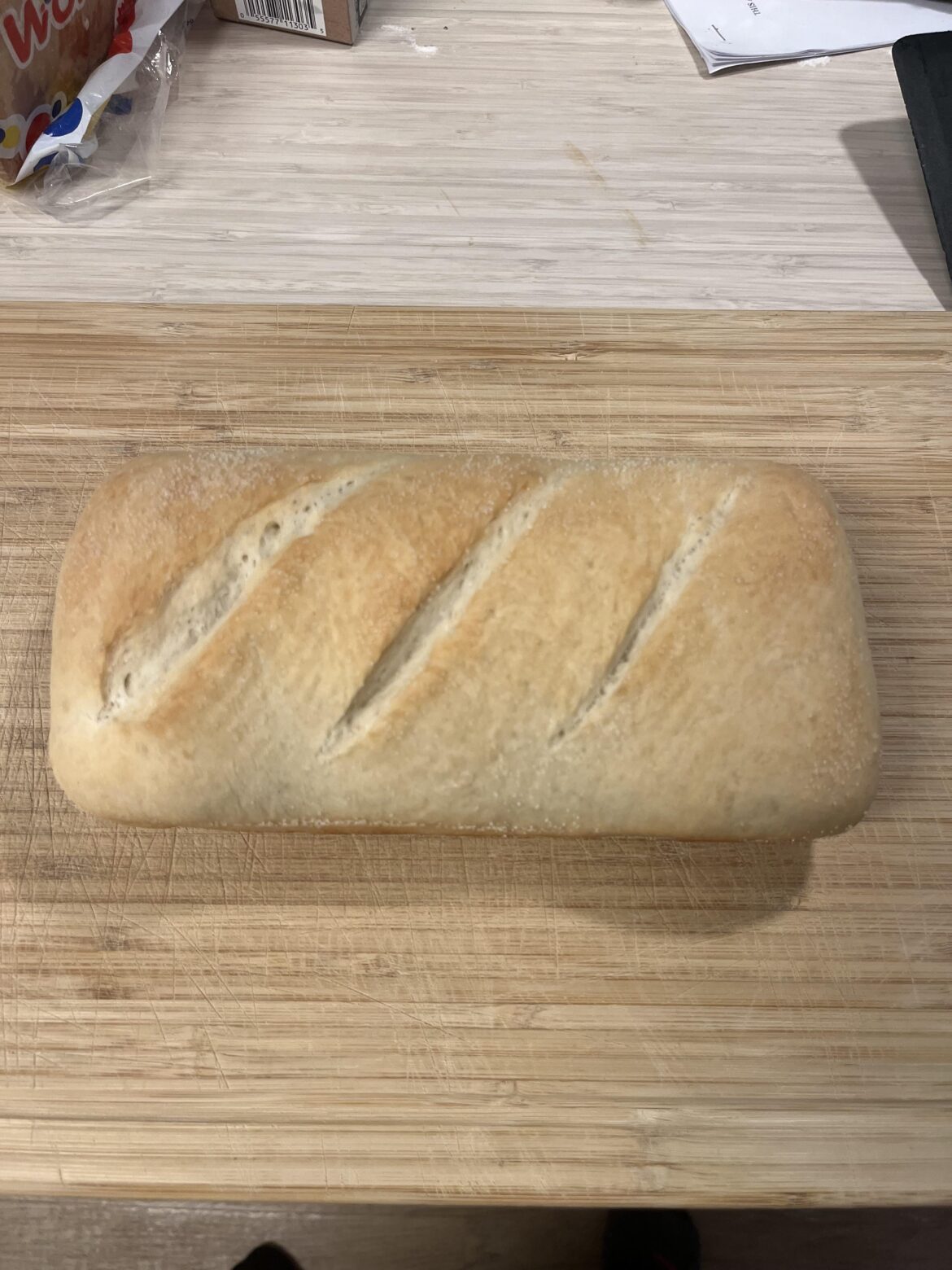 I’m new I made a loaf of bread