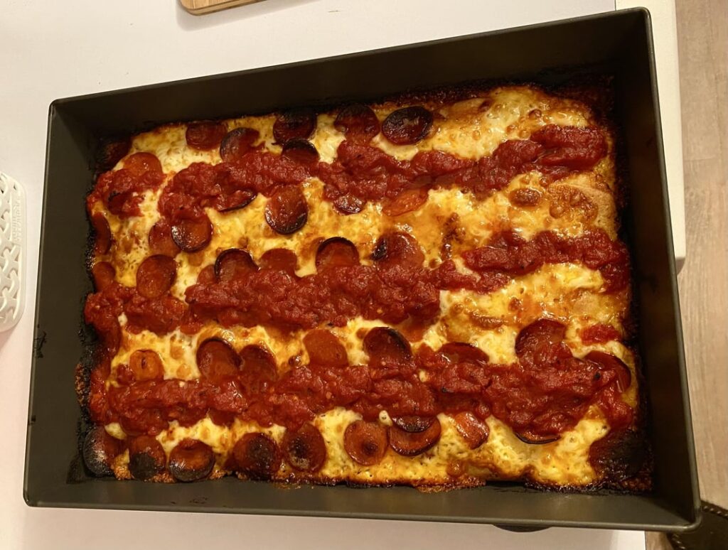 Detroit style pizza!