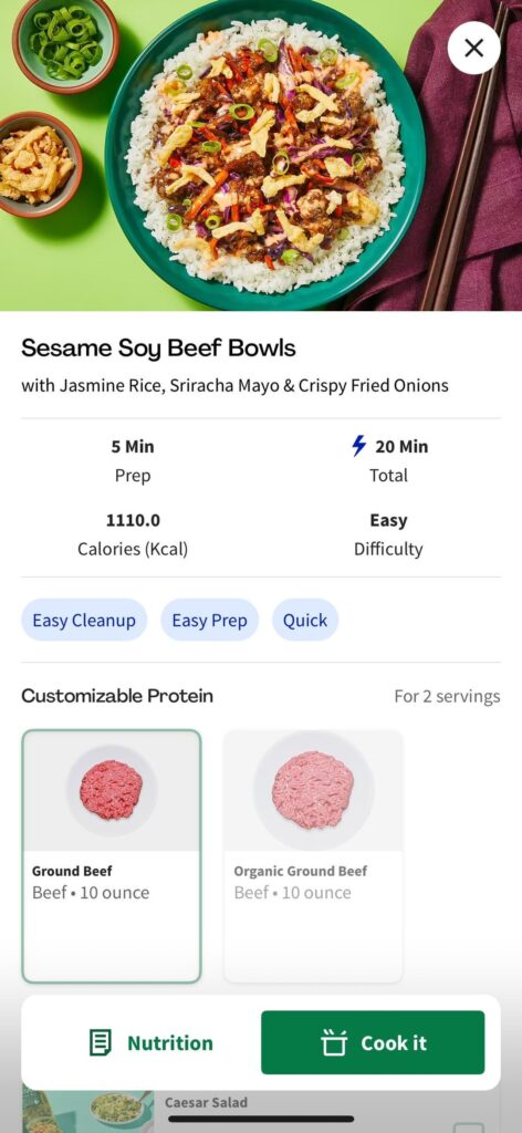 Sesame Soy Beef Bowl