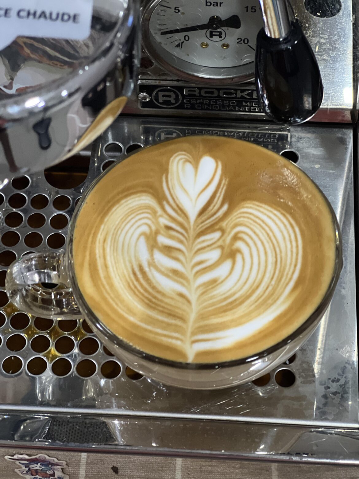 My rosetta latte art