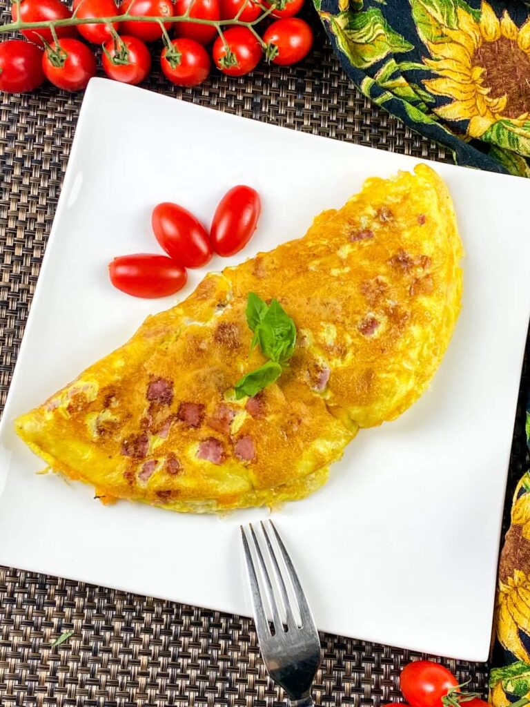Easy Ham & Cheese Omelet