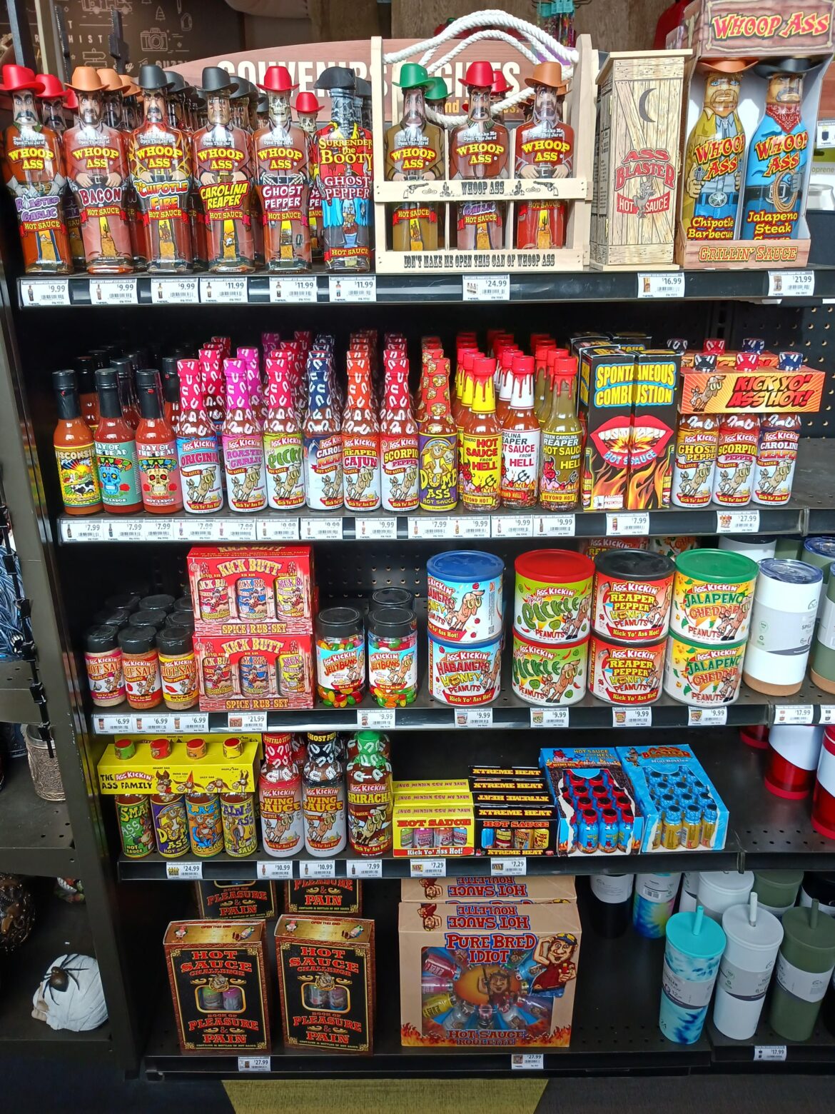 Gotta love the ol' gas-station-in-the-middle-of-nowhere selection