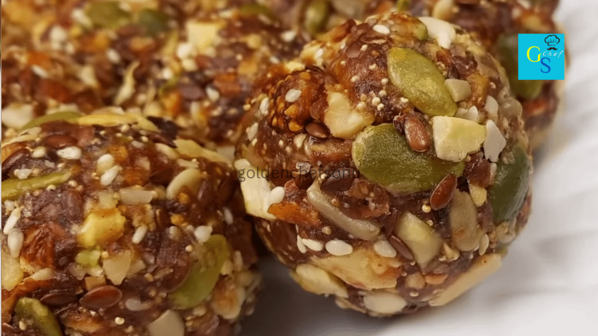 How To Make Delicious (ड्राई फ्रूट लड्डू रेसिपी) Dry Fruit Laddu - Golden Chef Sonu