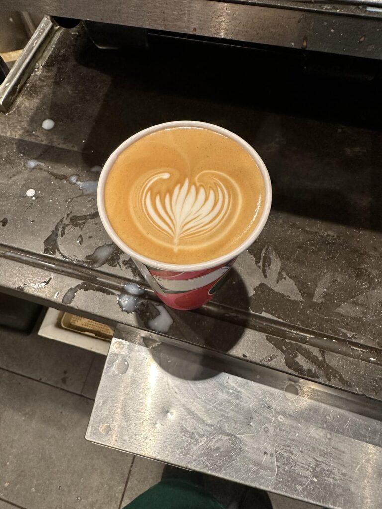 my starbucks latte art
