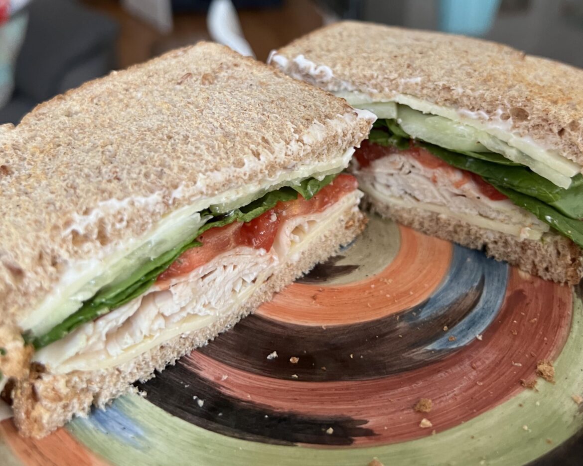 been adding thinly sliced cucumbers to my turkey sandwiches and it’s truly my new fav thing