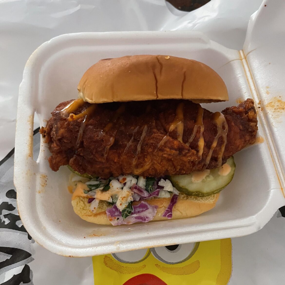 Dave’s Hot Chicken Reaper Sandwich