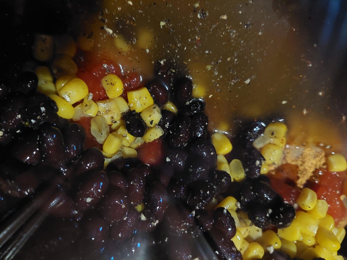 Making soup for the first time in my new crock pot