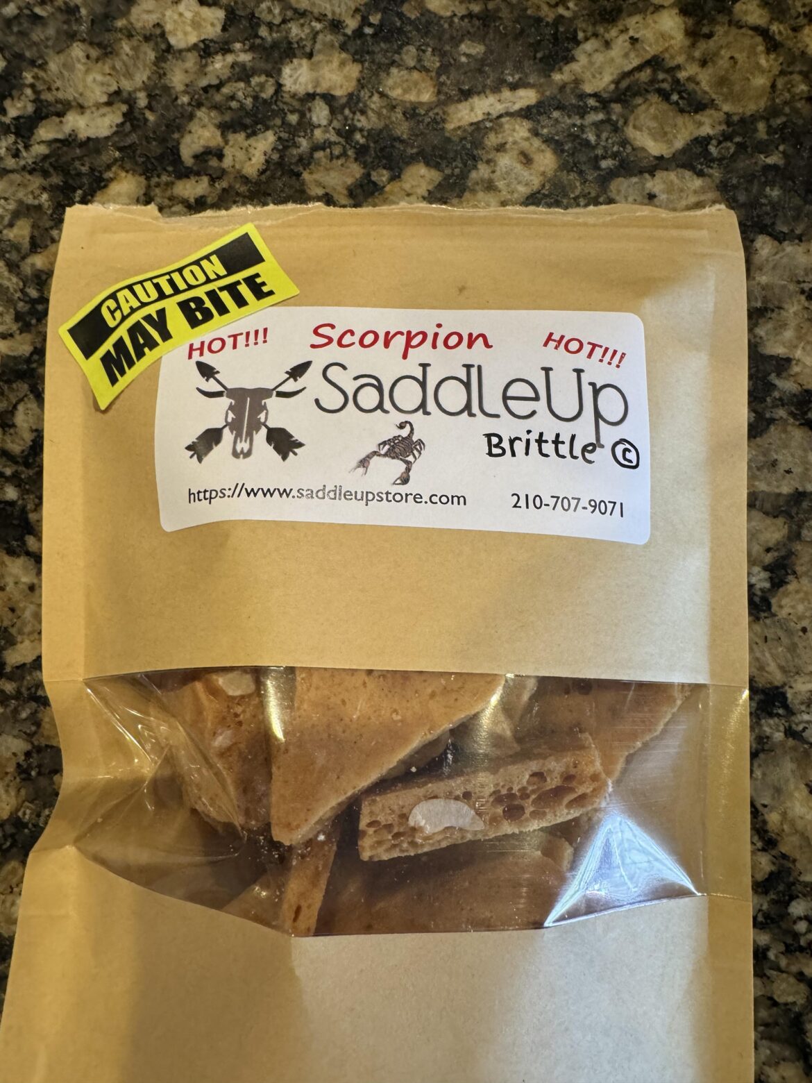 Scorpion peanut brittle Scorpion peanut brittle