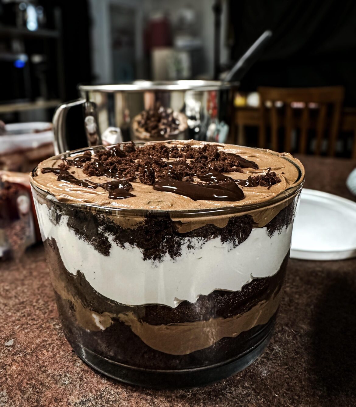 Chocolate Scoop Cake 🖤