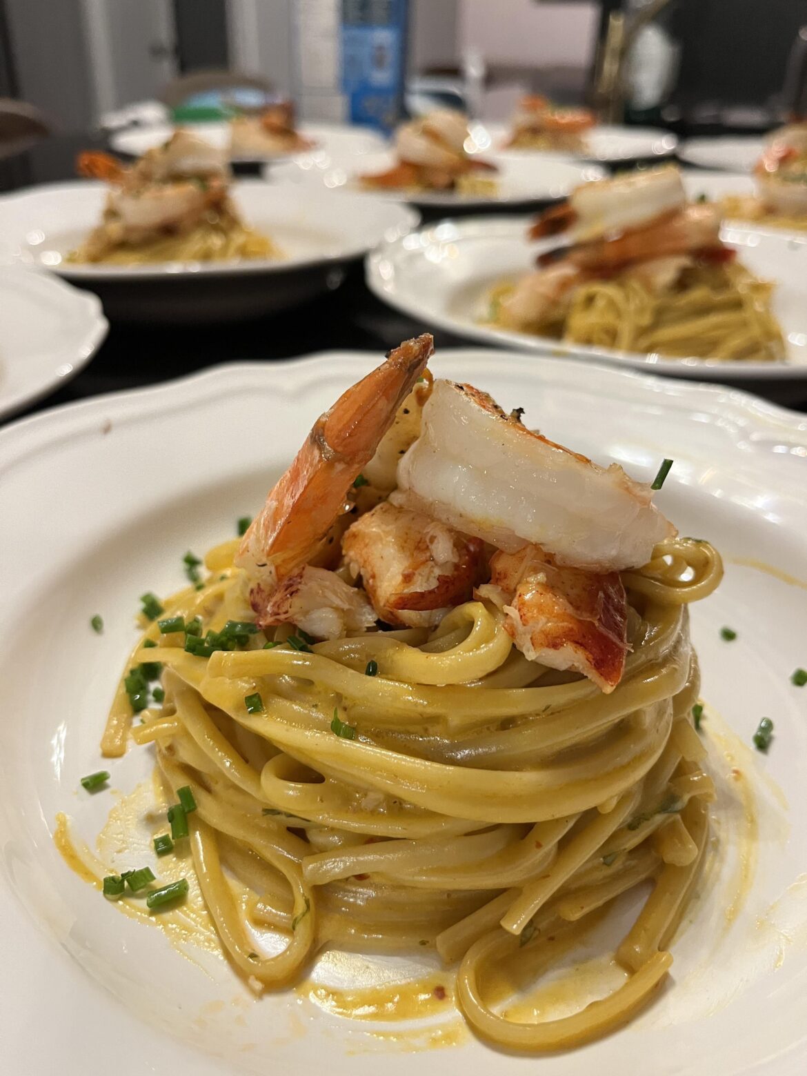 [Homemade] Shrimp and Lobster Linguine