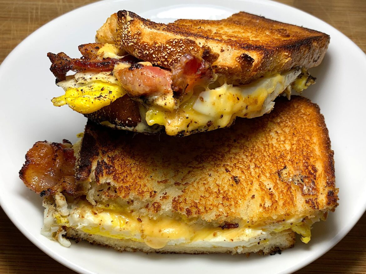 Grilled Bacon Egg and Cheese
