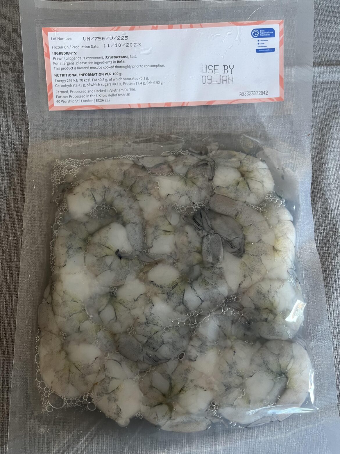 Are these king prawns safe to eat?