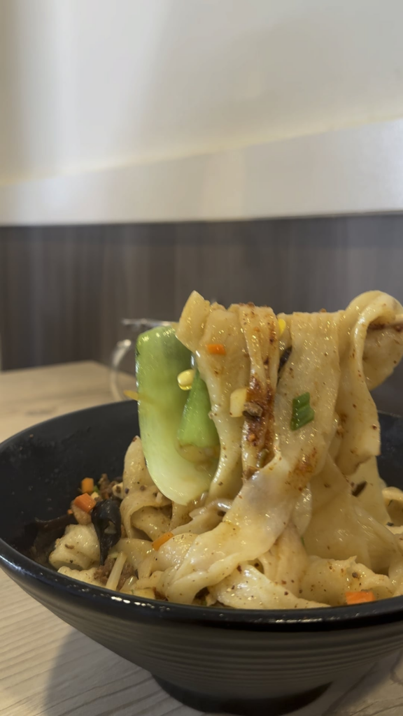 Zhen Wei Xi’an hand stretched noodles.