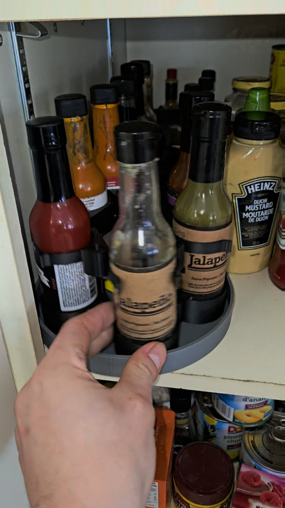 Hot sauce conveyor I created!