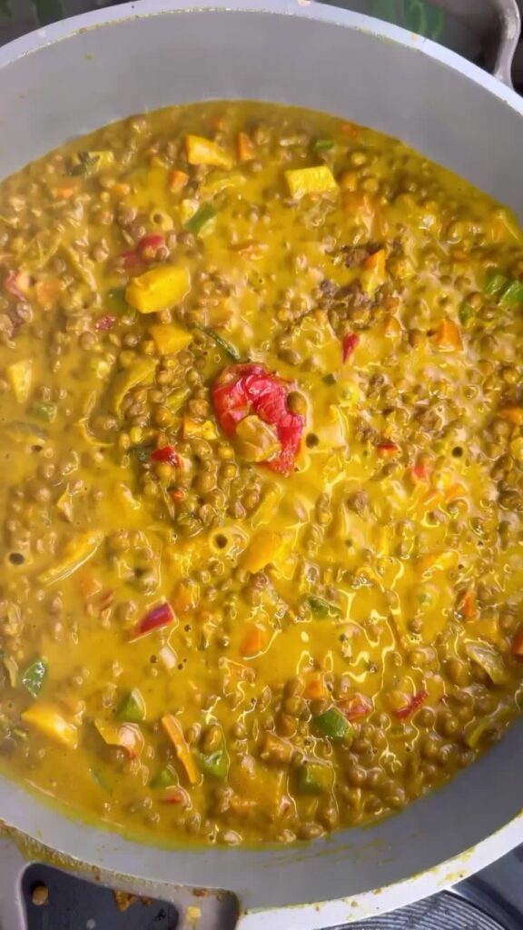 Caribbean Style Lentil Curry