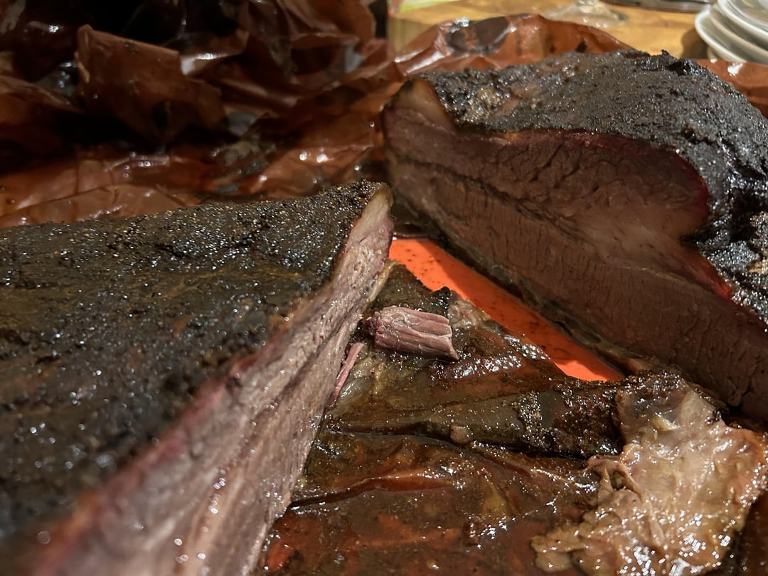 First Brisket on the Traeger Pro 22 Dining and Cooking