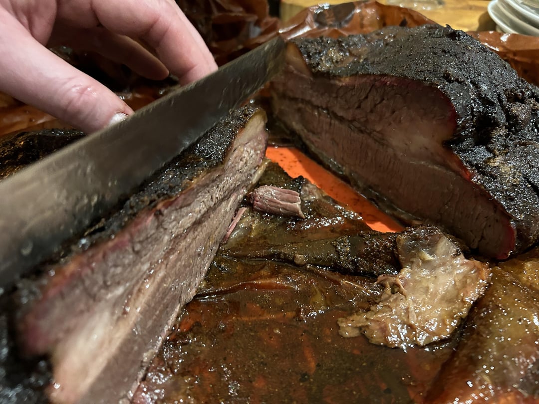 First Brisket on the Traeger Pro 22 Dining and Cooking