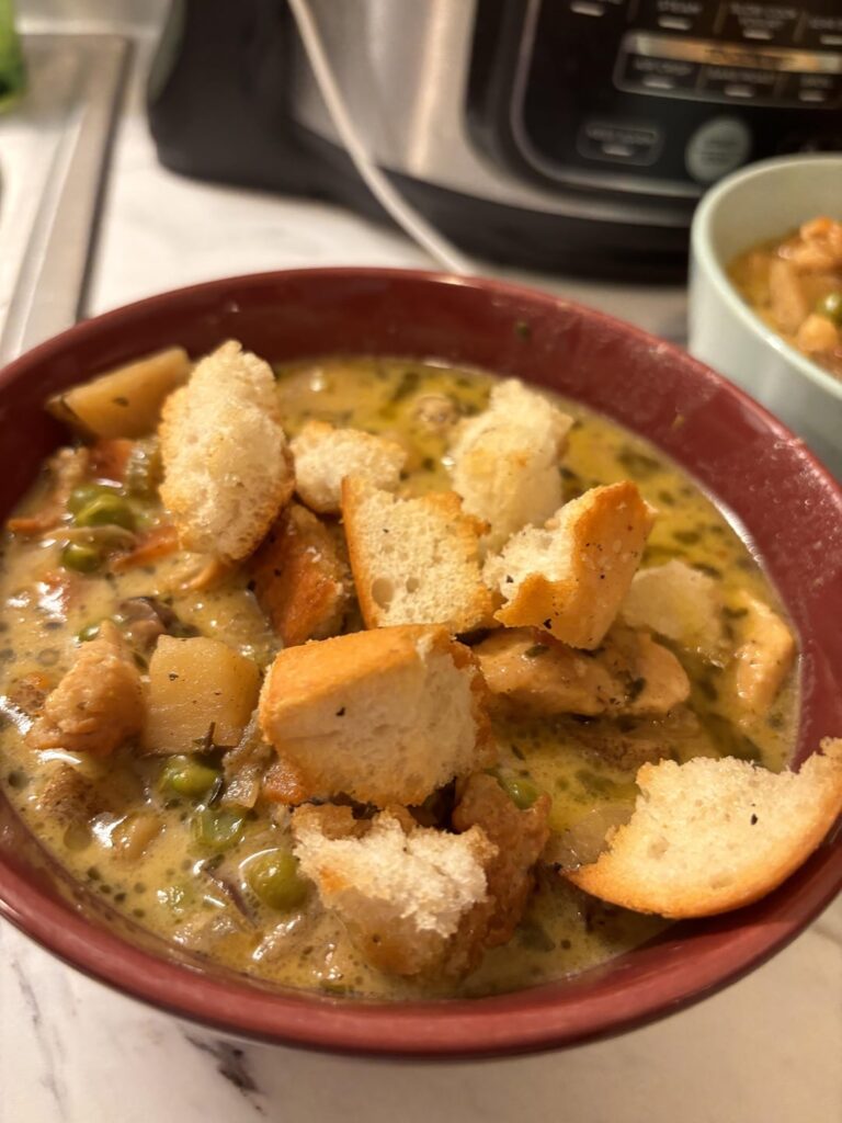 Creamy dreamy mushroom soup !!