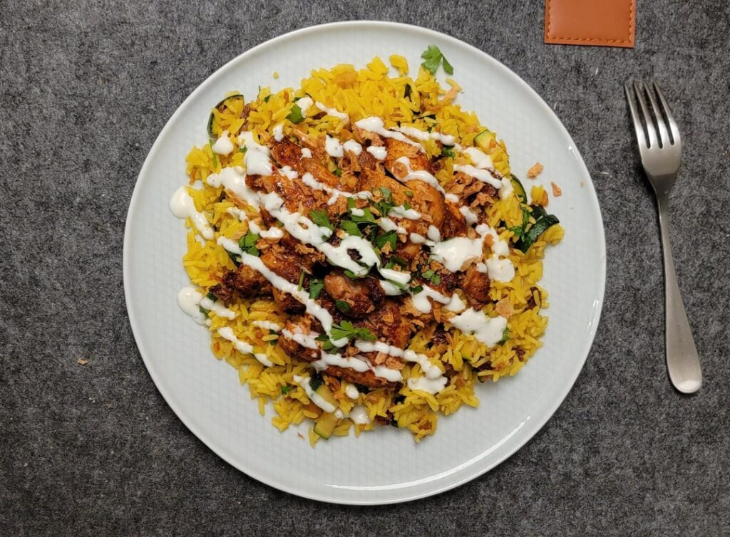Made the Persian-Inspired Chicken and Jeweled Rice recipe today