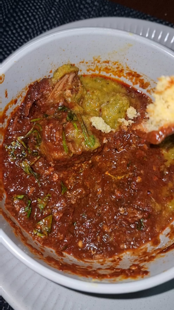 Corn bread with Chilli Beef