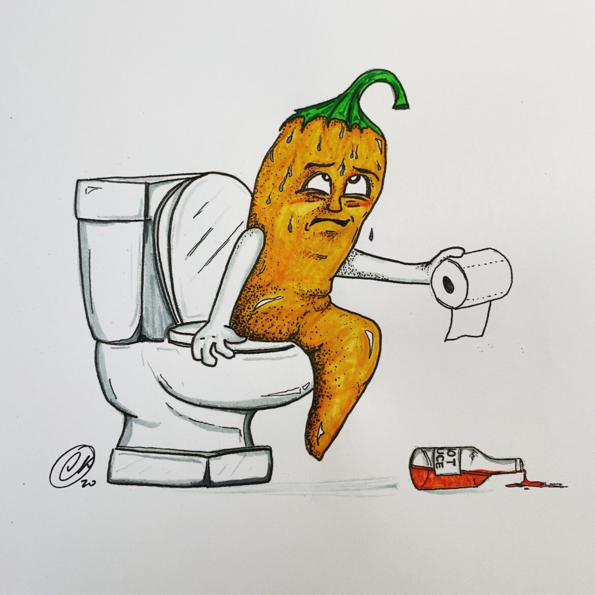 One of my spicy drawings.