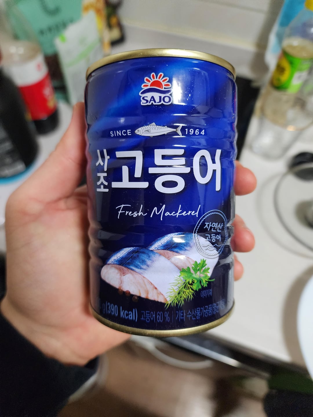 I made Korean canned mackerel stew!! Dining and Cooking
