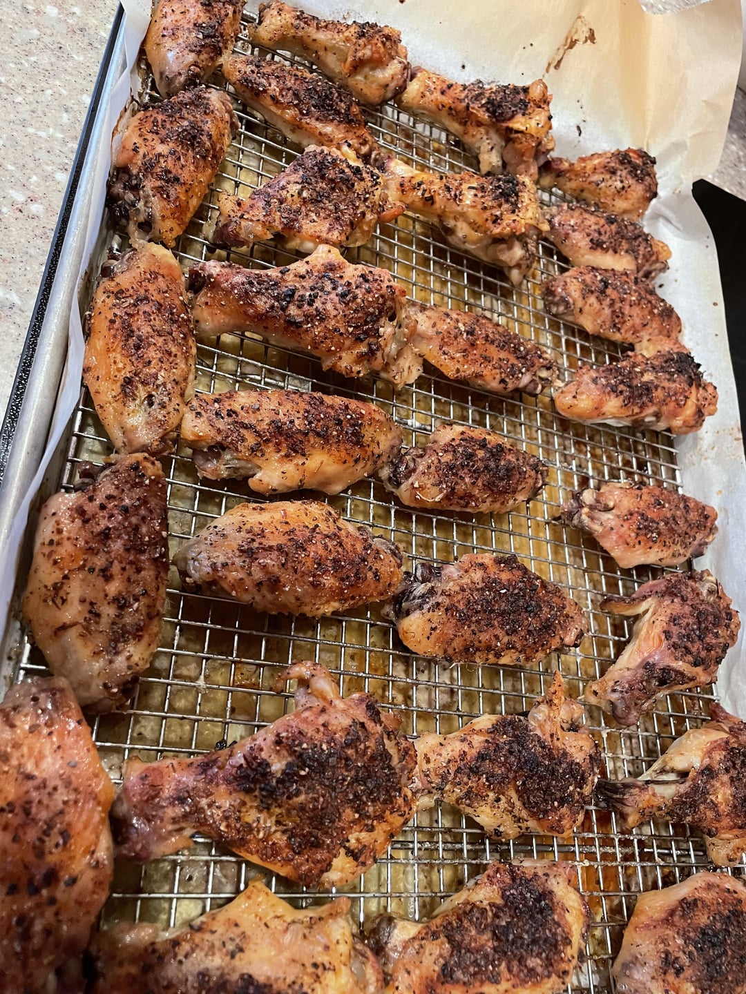 Extra crispy wings in the oven Dining and Cooking