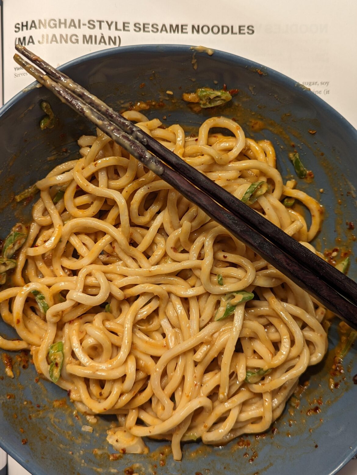 The Wok Weekly #81: Shanghai-Style Sesame Noodles (Ma Jiang Mian)