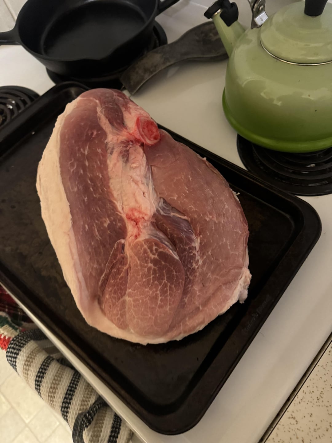 First smoked Ham Dining and Cooking