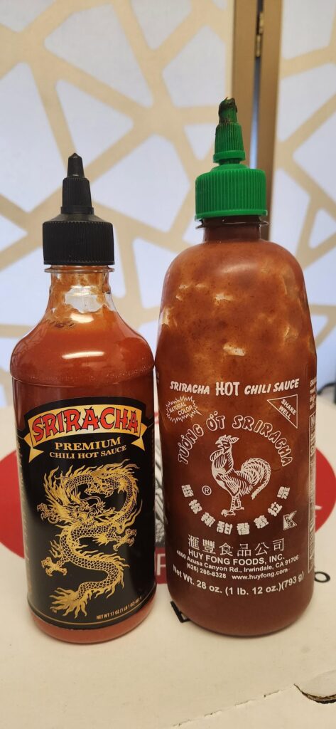 I had an old bottle of the original stuff here and compared to the dragon one by underwood farms