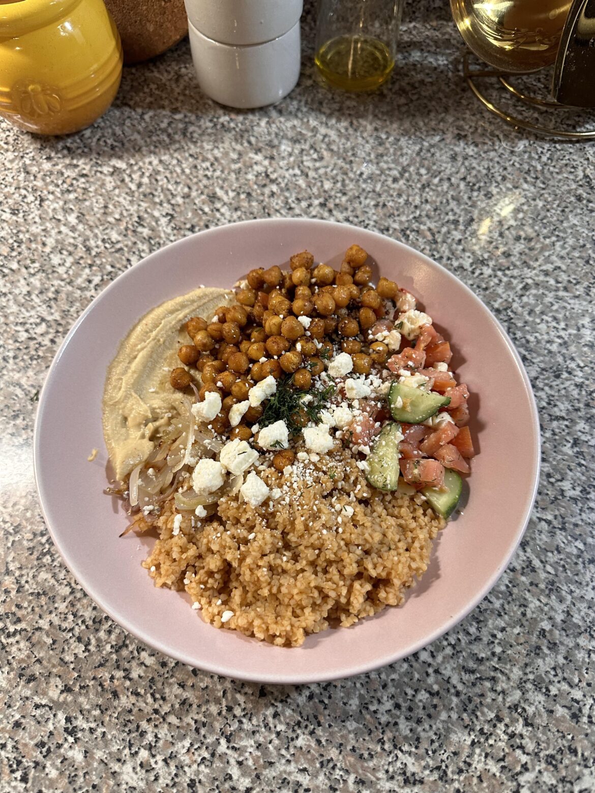 Greek Goddess Bulgur Bowls
