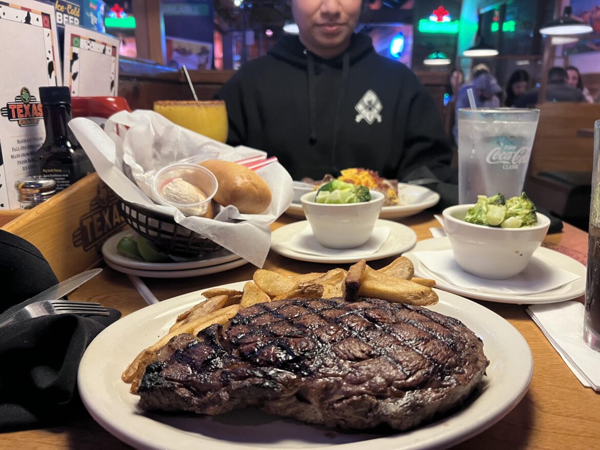 24 oz. Ribeye at Texas Roadhouse