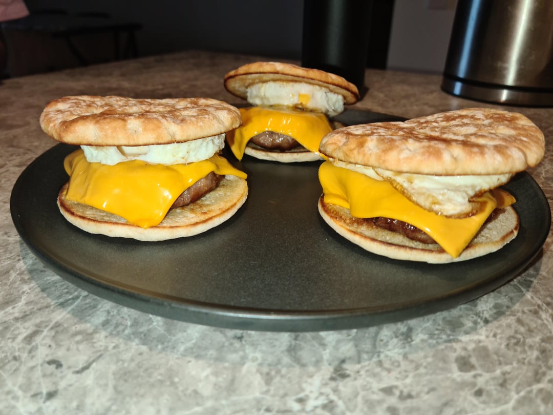 Sausage & Egg McMuffin (Healthy) - Dining and Cooking
