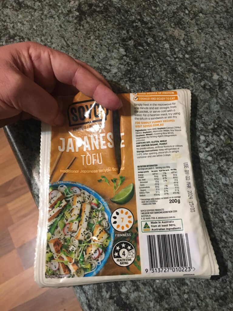 Dear Australians; Coles tofu!