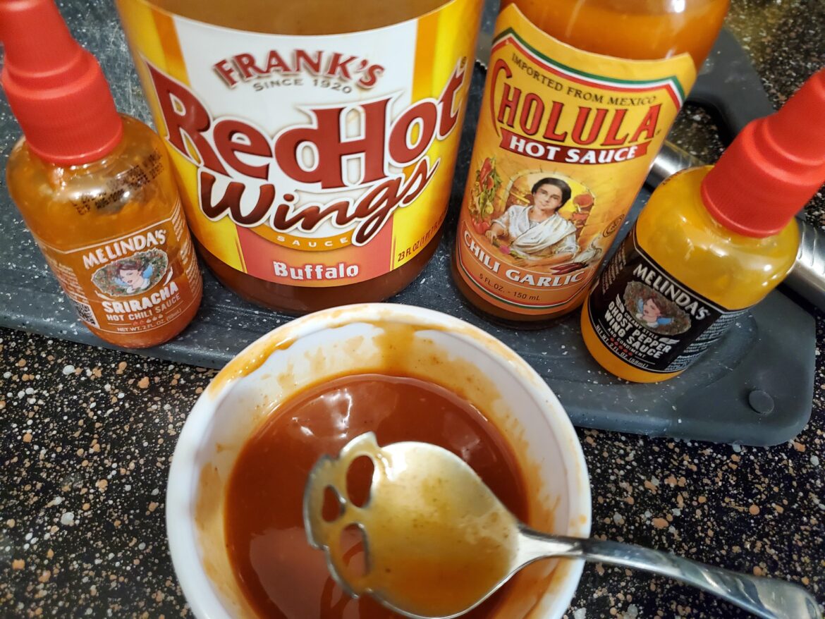 One does not simply use only Frank's for a wing sauce.