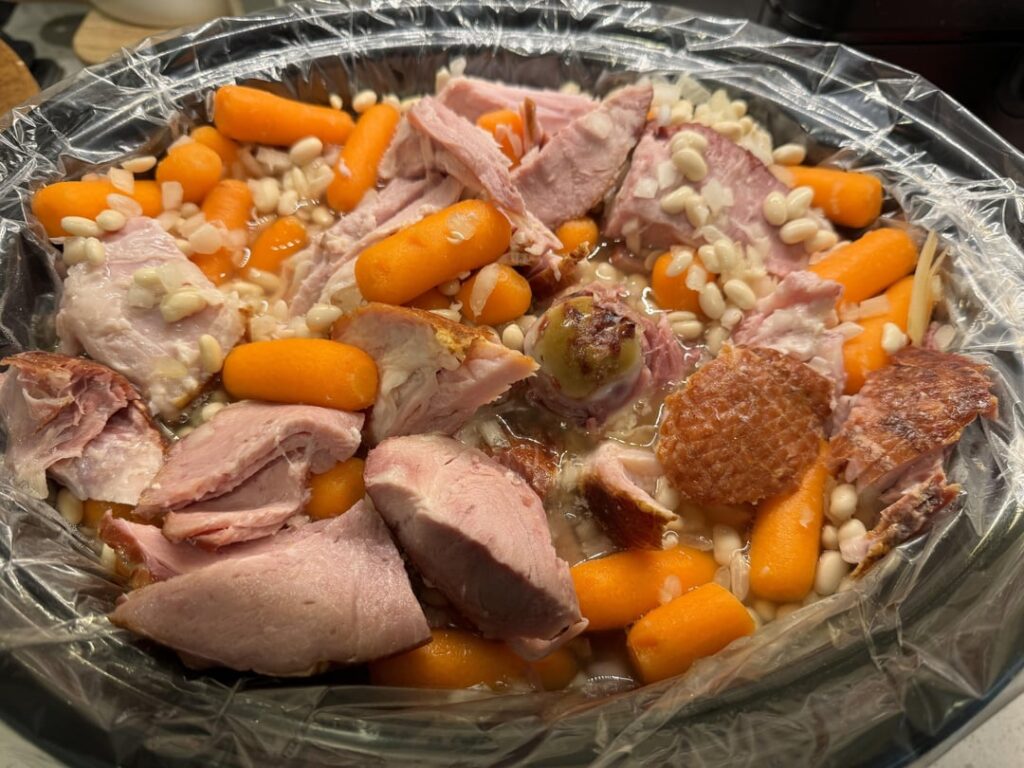 Navy Bean and Smoked Ham Stew.