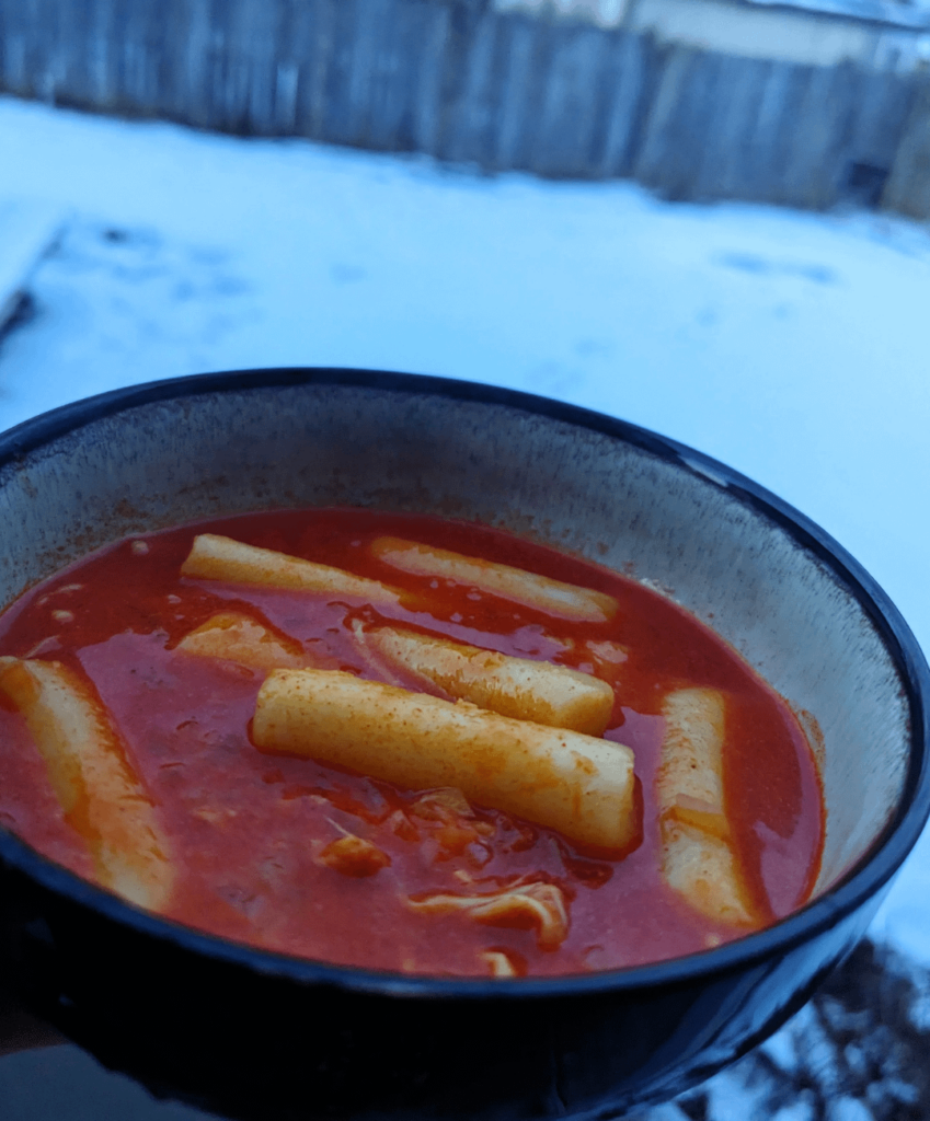 Made tteokbokki for the first time! It was bomb.