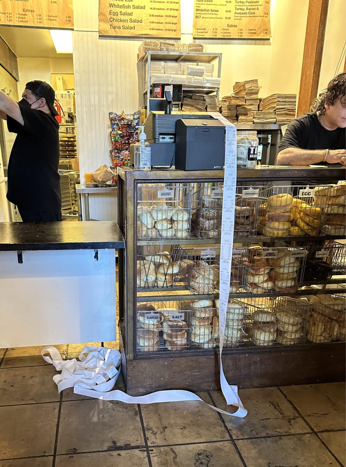 New Year’s Day at Sam’s Bagels